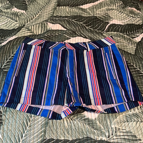 a.n.a Multicolor Twill Shorts Size 8 - Picture 1 of 3